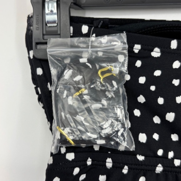 Kona Sol Black and White Polka Dot Swim Skirt - Picture 4 of 6